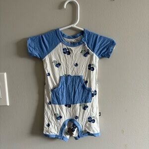 Kyte baby blueberry shortall